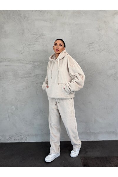 Weyeze Plush Sweat and Trousers - Set of 2 Af-K86046B