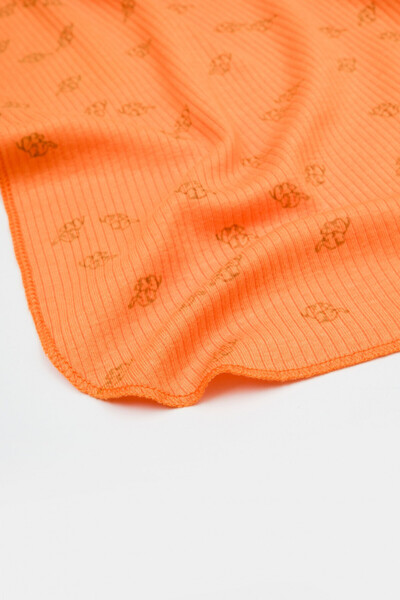 BabyCosy Paturica Printed, BabyCosy, 50% modal+50% bumbac, Apricot, 85X85 cm