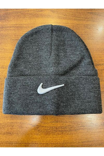 hamze Zimní čepice Nayk Swoosh Embroidered Unisex Acrylic Smoked Color Fold
