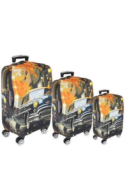 MY SARACİYE My Saraciye 104 Antique Suitcase / Suitcase Large, Medium, Cabin Size Case Set - 104 Antique