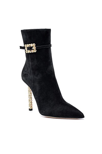 Sofia Baldi WONDE SİYAH SÜET Kadın TOPUKLU BOT