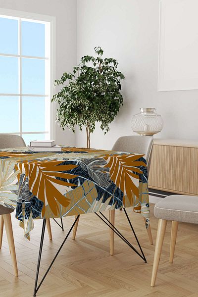 Cango Home Decorative Digital Printed Tablecloth Otyk972-ms