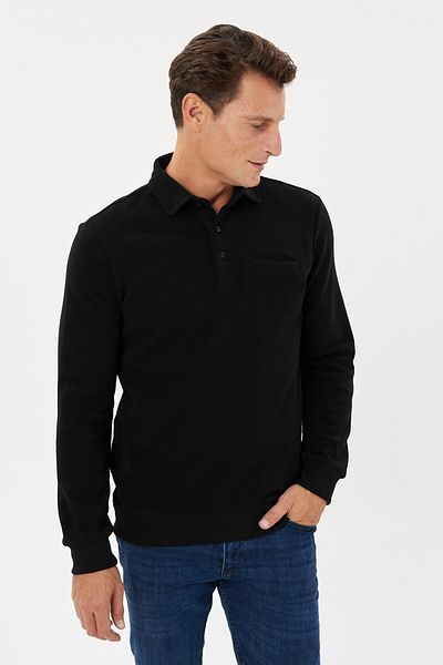 Tony Montana Velvet Thessaloniki Polo Neck με τσέπες μεγάλου μεγέθους - KS-1707