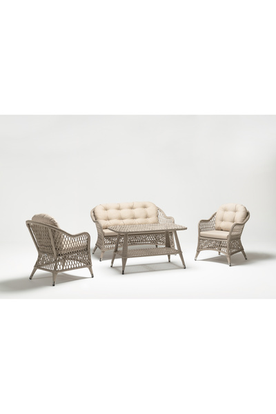 Luce Garden Gelincik Rattan Bahçe Takımı