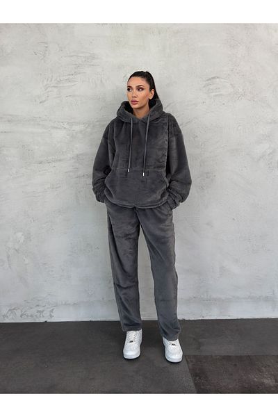 Weyeze Plush Sweat and Trousers - Set of 2 Af-K86046B