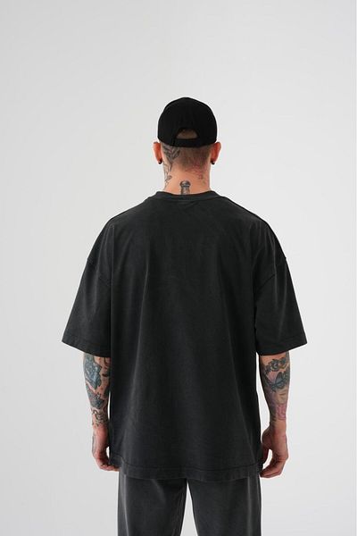 Machinist Tricou de bază unisex antracit - Relaxat lavabil