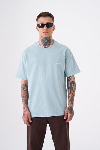 Machinist Ανδρικό μπλουζάκι Basic Washed Relaxed Aqua