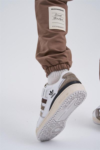 Machinist Ανδρικό φούτερ Basic 3 Pocket Jogger Oversize καφέ