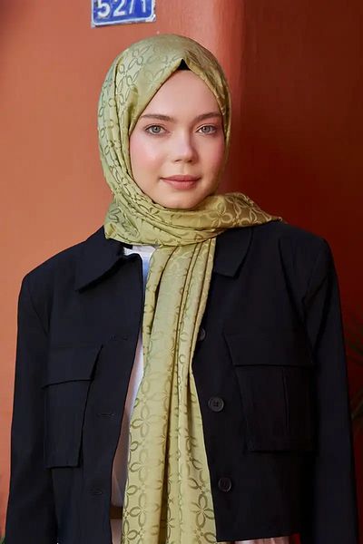 Madame Polo Colecție de modele de trifoi fără timp verde ulei