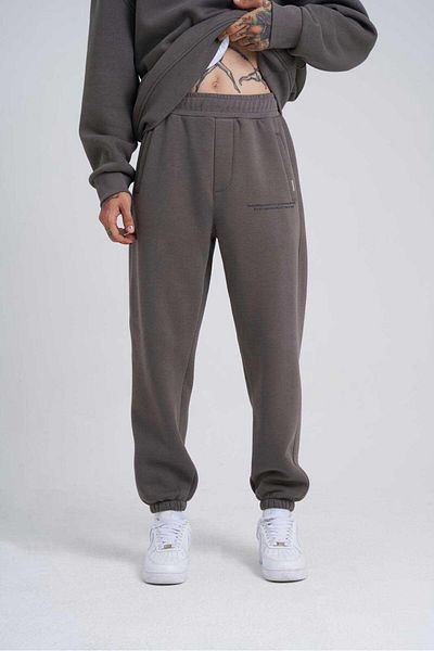 Machinist Ανδρικά Follow Your Printed Oversize Anthracite Sweatpants