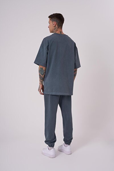 Machinist Ανδρικό μπλουζάκι Luxury Washed Basic Oversize Ghost