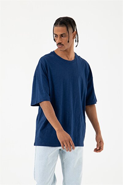 Machinist Ανδρικό μπλουζάκι Flamlı Basic oversized Ingodo