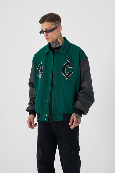 Machinist Ανδρικό MC Oversize Green Bomber Jacket