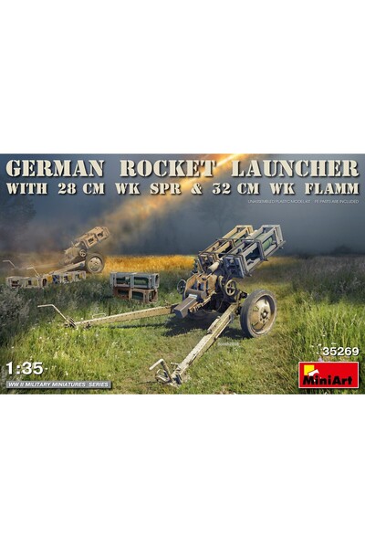 MiniArt 35269 1:35 Alman Roketatar 28 Cm Wk Spr & 32 Cm Wk Flamm Ile Birlikte.