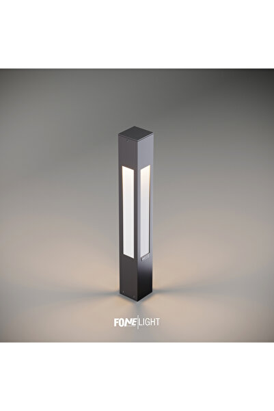 FoneLight Modern Bollard Aydınlatma Armatürü - 75cm Dış Mekan Bahçe Aydınlatma Direği Aka030