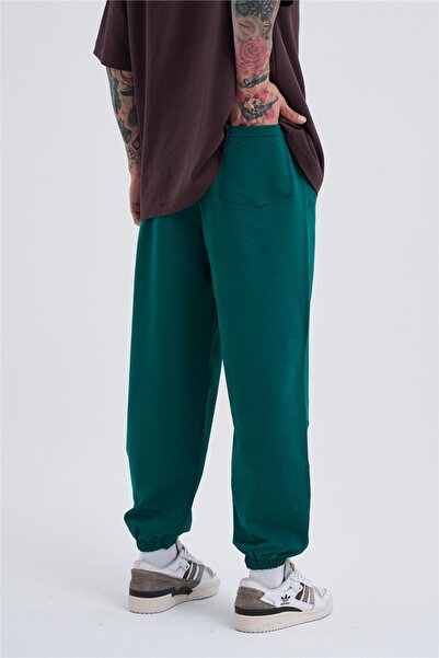 Machinist Ανδρικό φούτερ Basic Oversize Jogger σκούρο πράσινο