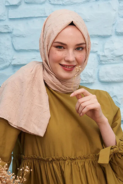 Madame Polo Bambus Kraş šal - slonovača