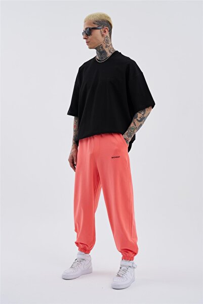 Machinist Ανδρικό φούτερ Basic Oversize Jogger Pink