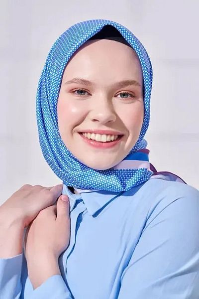 Madame Polo Monetta Twill Series BUBBLE - Μωβ μπλε