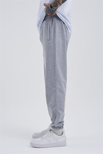 Machinist Ανδρικό παντελόνι Jogger Grey oversized