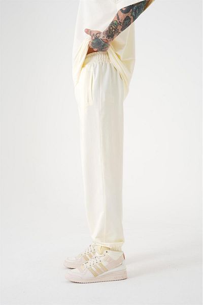 Machinist Ανδρικό Solid Basic Relaxed Jogger Cream Φούτερ