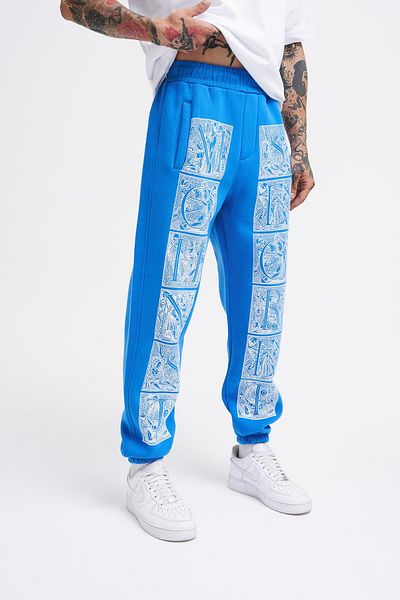 Machinist Ανδρικό παντελόνι Jogger Oversize Saks με στάμπα