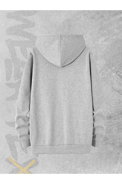 WEARTEX Unisex the Creation of Man Printed Hooded Sweatshirt