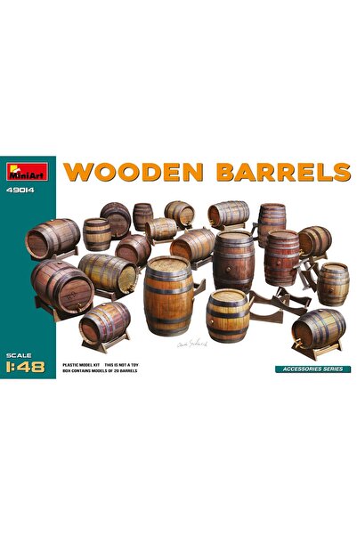 MiniArt 49014 1:48 1:48 Ahşap Fıçılar