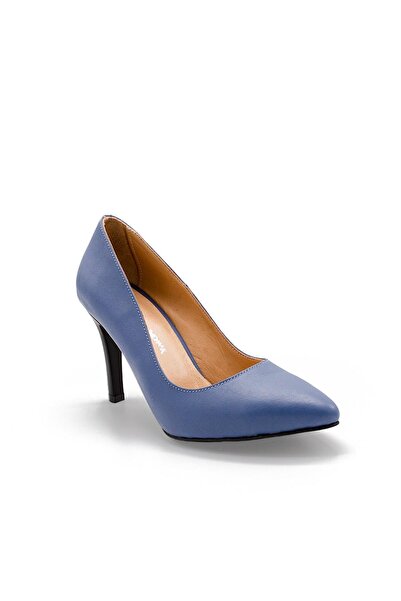 7ADIMDAAŞK Kadın Topuklu Stiletto Hakiki Deri Ayakkabı 074Y23K11035