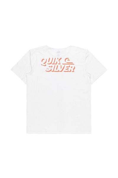 Quiksilver Ανδρικό μπλουζάκι Shadow Knock White Casual Ρούχα