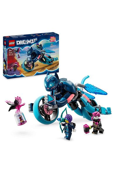 LEGO Dreamzzz Zoey's Cat Motorcycle 71479 – 2 Minifigures for Ages 71479 and up Children I