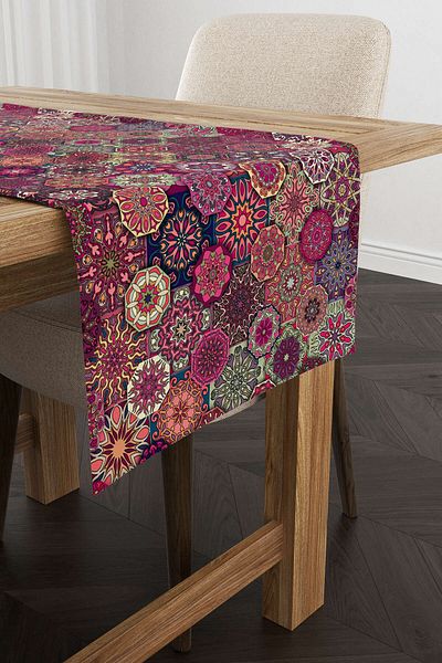Cango Home Roz Violet Retro Vintage Model Digital Printed Runner - Otyk288-rn