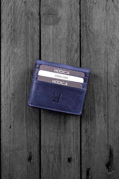 Modica Sazara – Γνήσιο δέρμα Super Thin Minimalist Πορτοφόλι, Μοντέρνο Σχέδιο, Λεπτή θήκη για κάρτες