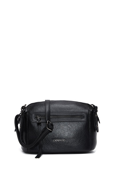 Derimod Black Long Strap Women's Crossbody Bag - 24Wbd 261018