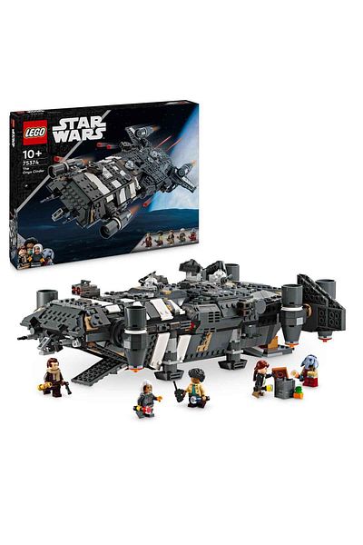 LEGO Star Wars: Skeleton Crew Spacecraft Set Onyx Cinder 75374 and Ages 10+