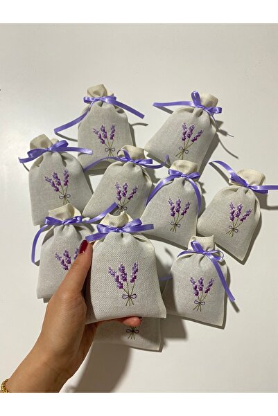 MADE BY STATİS Lavanta Model Işlemeli Lavanta Kesesi 5'li