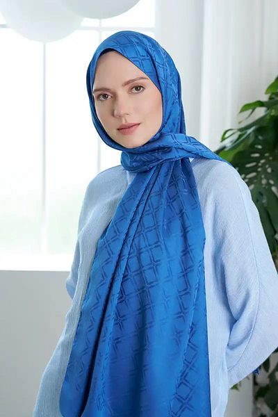 Madame Polo Συλλογή Indigo Timeless Square Pattern