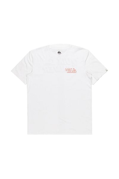 Quiksilver Ανδρικό μπλουζάκι Shadow Knock White Casual Ρούχα