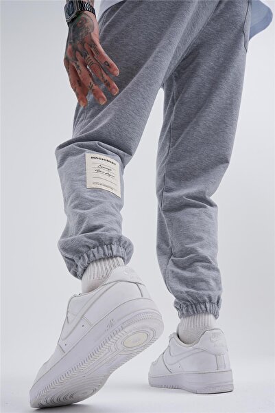 Machinist Ανδρικό παντελόνι Jogger Grey oversized