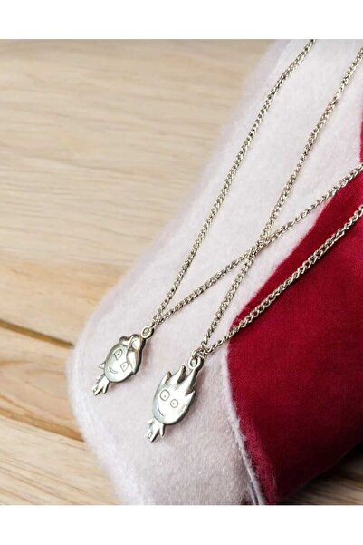 Bontexs Ateş Ve Su Kolye Arkadaş Ve Sevgili Kolyesi Kararma Paslanma Yapmaz 2...