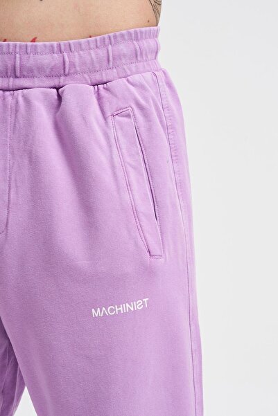 Machinist Ανδρικό φούτερ Jogger Lilac Luxury Basic Washed