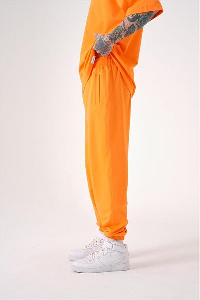 Machinist Ανδρικό Basic Relaxed Jogger Orange Sweatpants