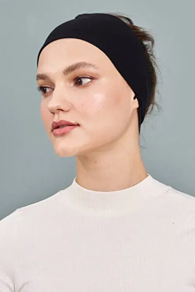 Madame Polo Silikonlu Bandana Bone - Siyah