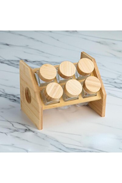 ÇIRPAN EV BAMBU KARE 7 PARÇA BAHARAT SETİ