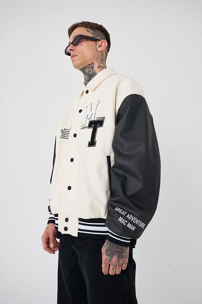 Machinist Ανδρικό μπουφάν Mt Oversize Ecru Bomber