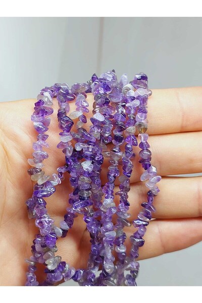 Yasamtohumu Безформна серія каменів аметисту - мініатюрна/розмір дрібного рис...