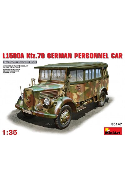 MiniArt 35147 1:35 L1500a (KFZ.70) Alman Personel Arabası