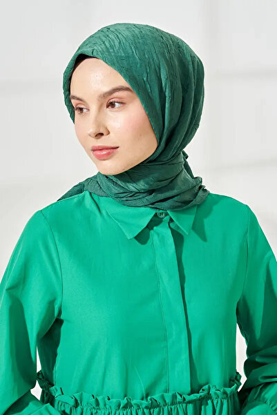 Madame Polo Бумбу Краш Шарф - Смарагдово-зелений