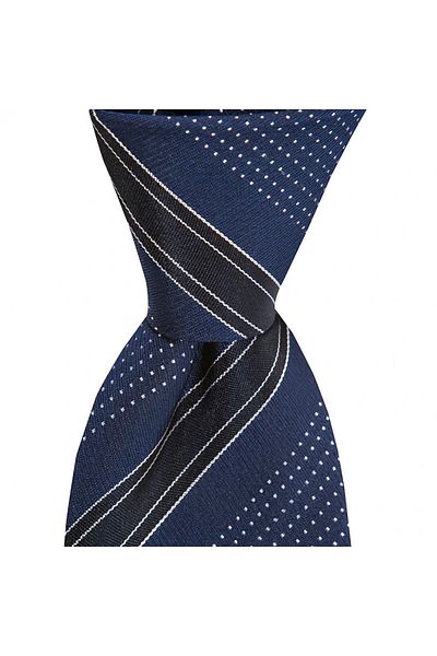 1001 Kravat Men's Gift Set with Wooden Box, Navy Blue Silk Tie and Bamboo Socks