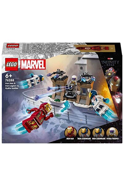 LEGO Marvel Iron Man ve Iron Ordusu, Hydra Soldier’a Karşı 76288 – 6 Yaş ve Üzeri Süper Kah